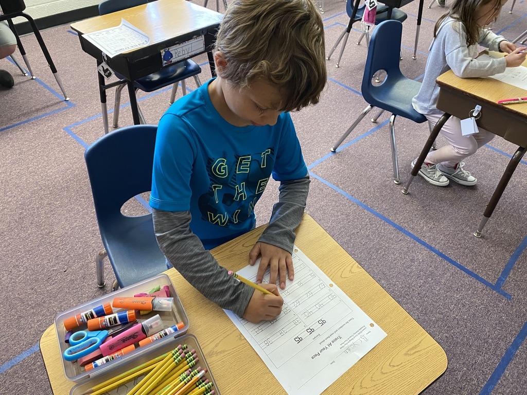 Writing numbers up to 120. 