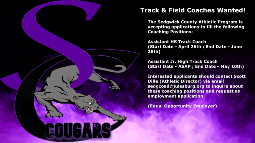 Track Coach Wanted!