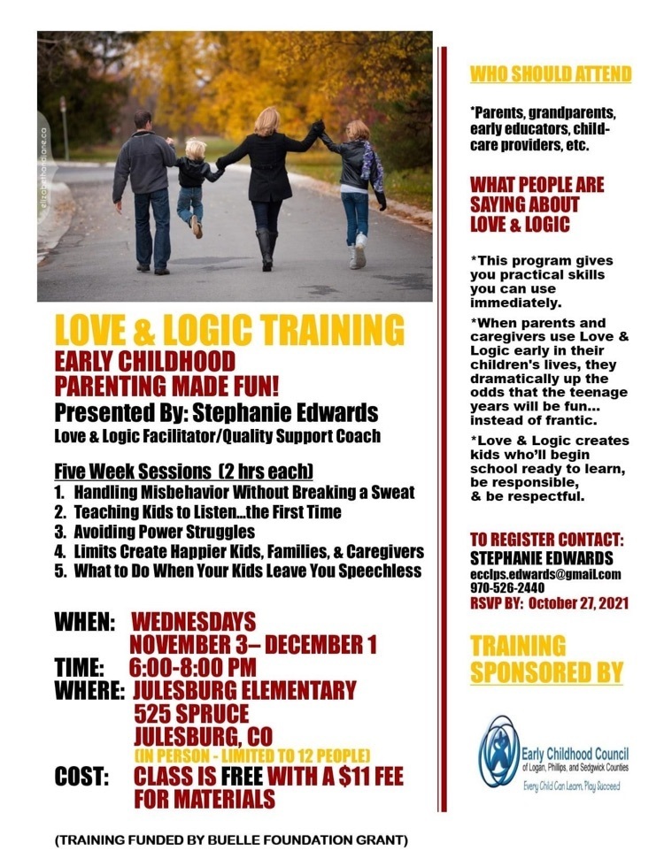 Love & Logic flyer