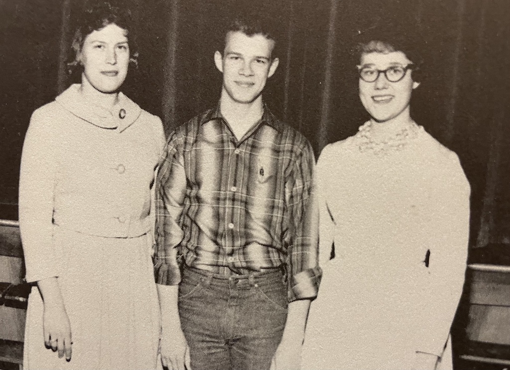 1961 National Honor Society Officers