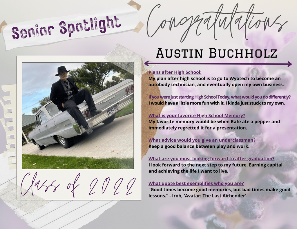 Austin Buchholz - Senior Spotlight